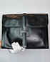 Jige Clutch GM in Box Leather Black, front view